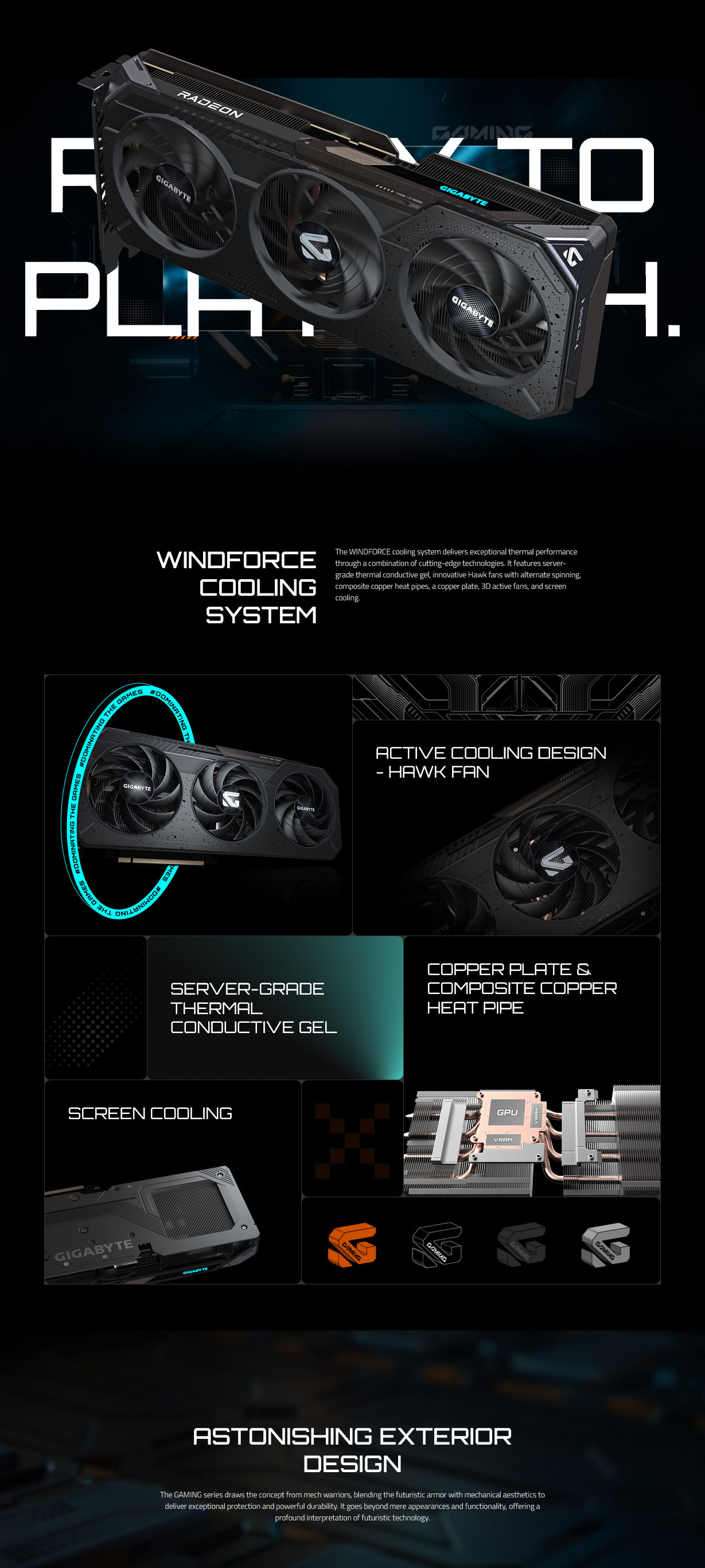 Gigabyte Radeon RX 9060 XT GAMING 8GB Video Card