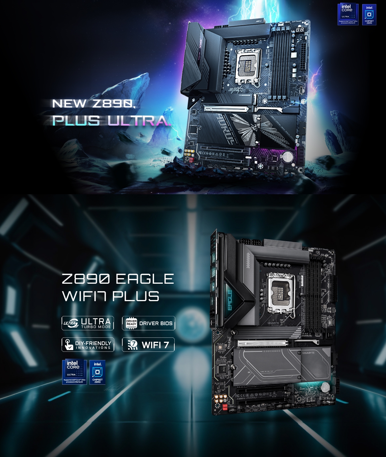 Gigabyte Z890 EAGLE WIFI7 PLUS LGA 1851 ATX Motherboard