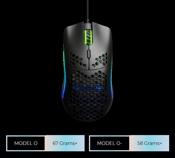 Glorious Model O Gaming Mouse - Matte Black - Desktop Overview 1