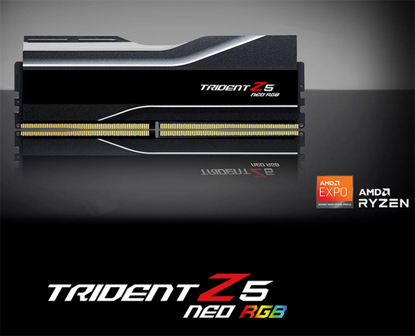 Open Box - G.Skill Trident Z5 Neo RGB 32GB (2x 16GB) DDR5 6000MHz CL32 ...