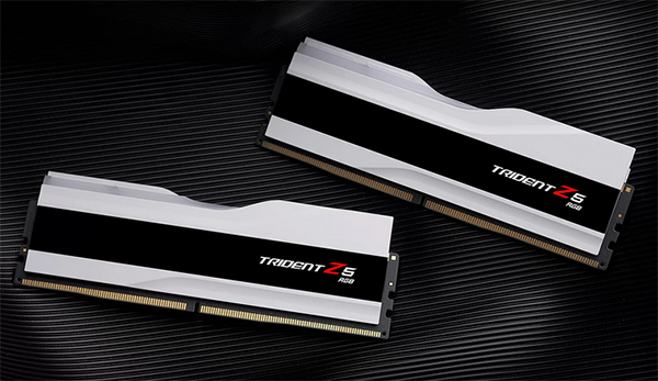 G.Skill Trident Z5 RGB 32GB (2x16GB) DDR5 6400MHz CL32 Desktop Memory - White