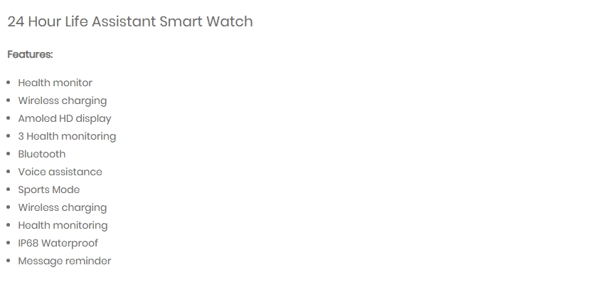 Havit Pro Activity Tracker Smart Watch - Black