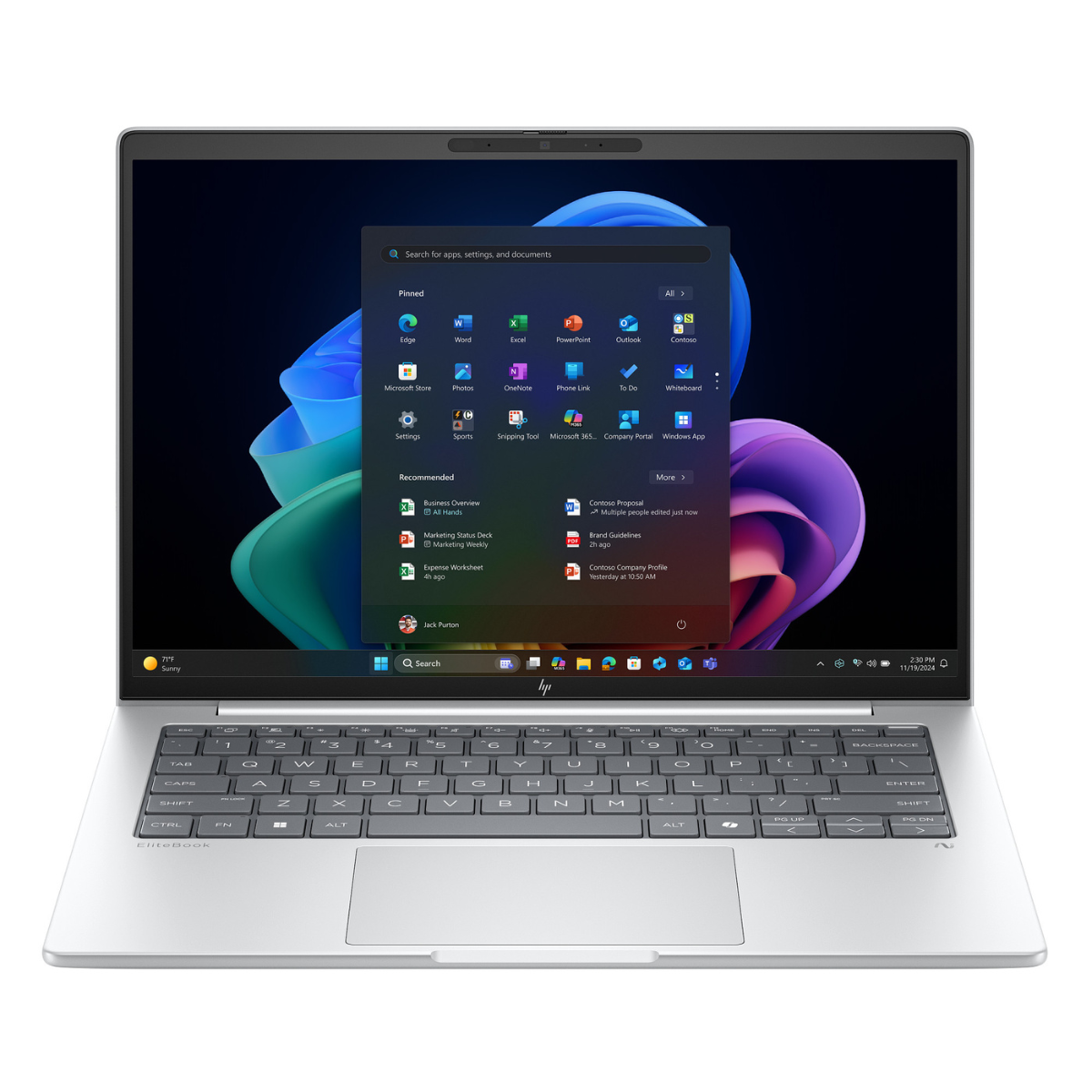 HP EliteBook 8 G1i 14 WUXGA AI Laptop Core Ultra 7 255U 16GB 512GB 
