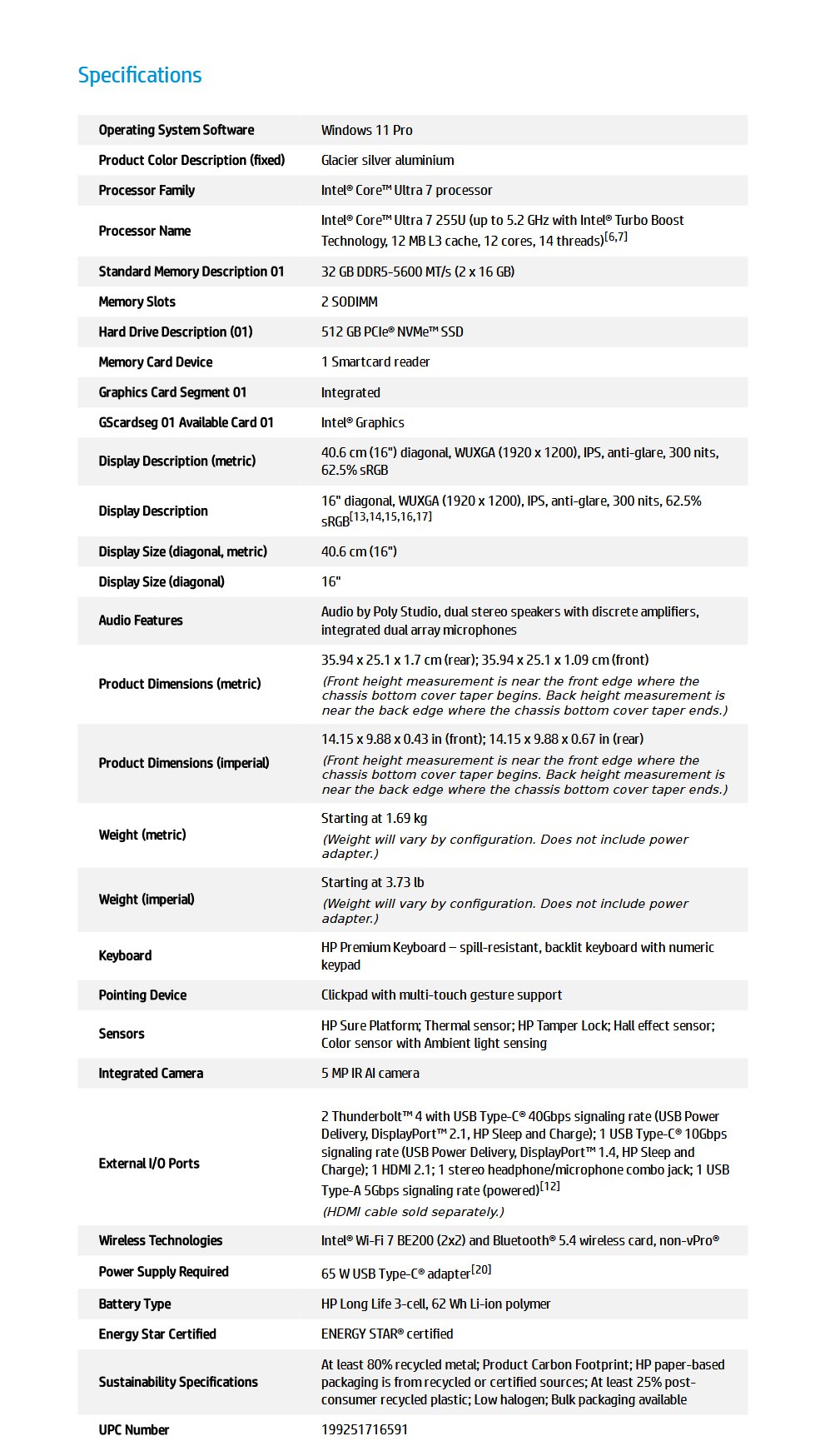 HP EliteBook 8 G1i 16
