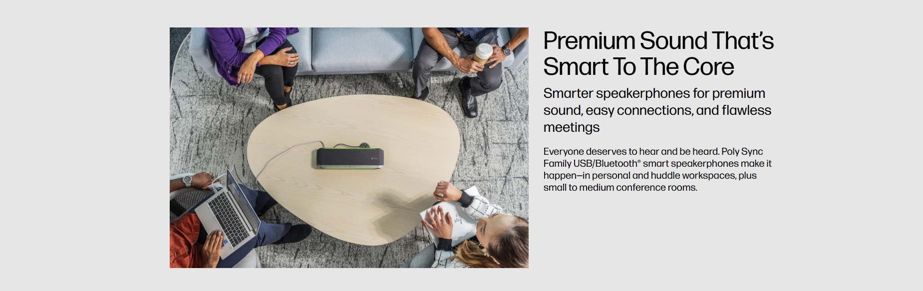 HP Poly Sync 40 USB-A/C Speakerphone