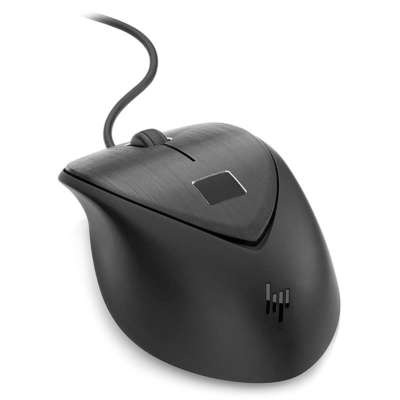 HP USB Fingerprint Laser Wired Mouse - 4TS44AA | Mwave