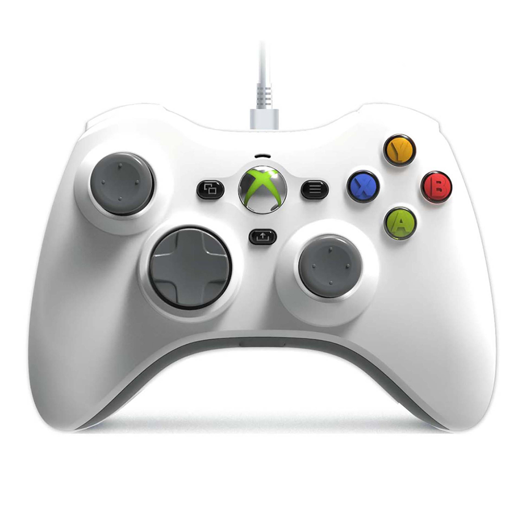 Console Controller R2 Xbox Hyperkin Xenon Wired Controller for Xbox Consoles - White - M01368-WH ...