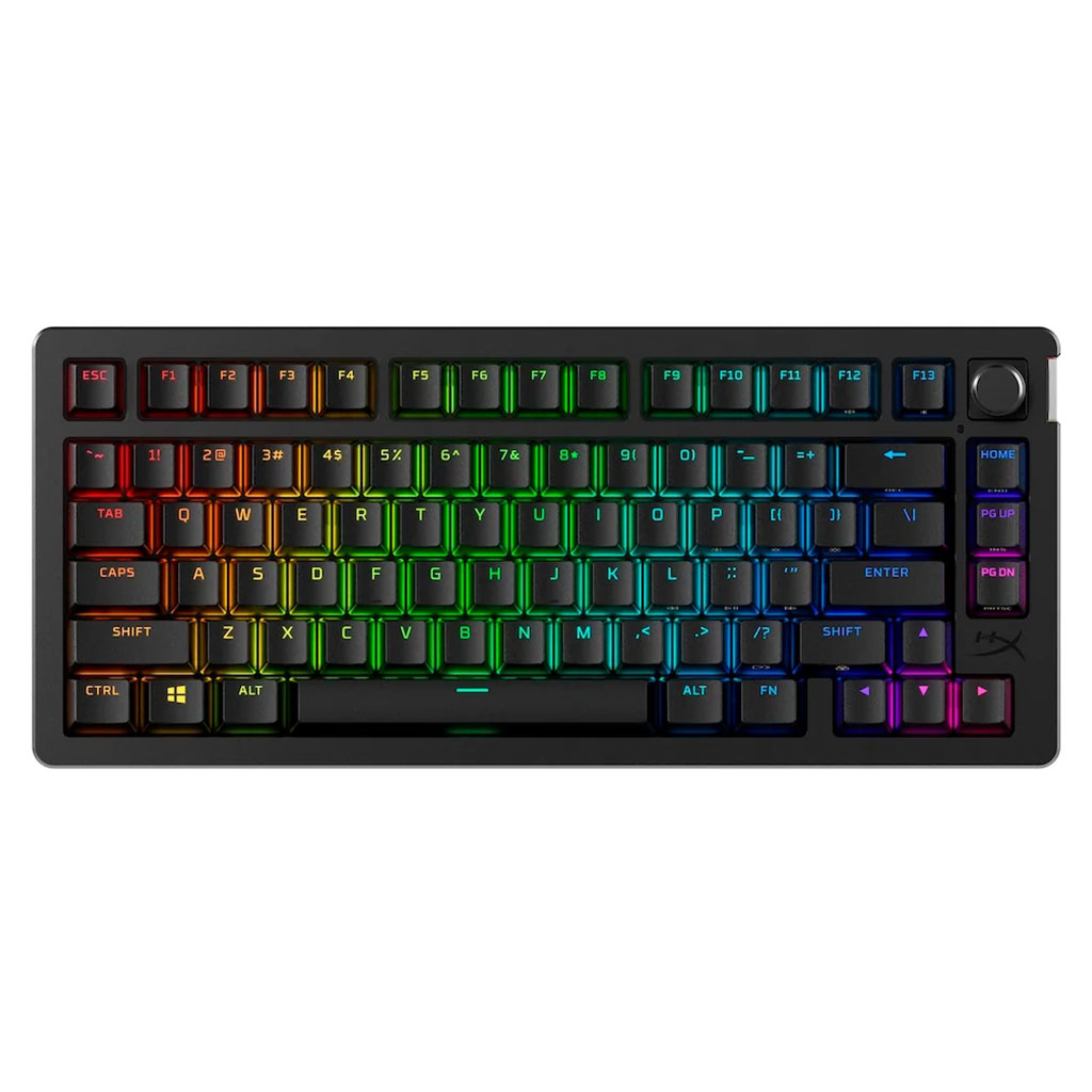 HyperX Rise 75 Hot-Swappable Wireless RGB Mechanical Gaming Keyboard ...