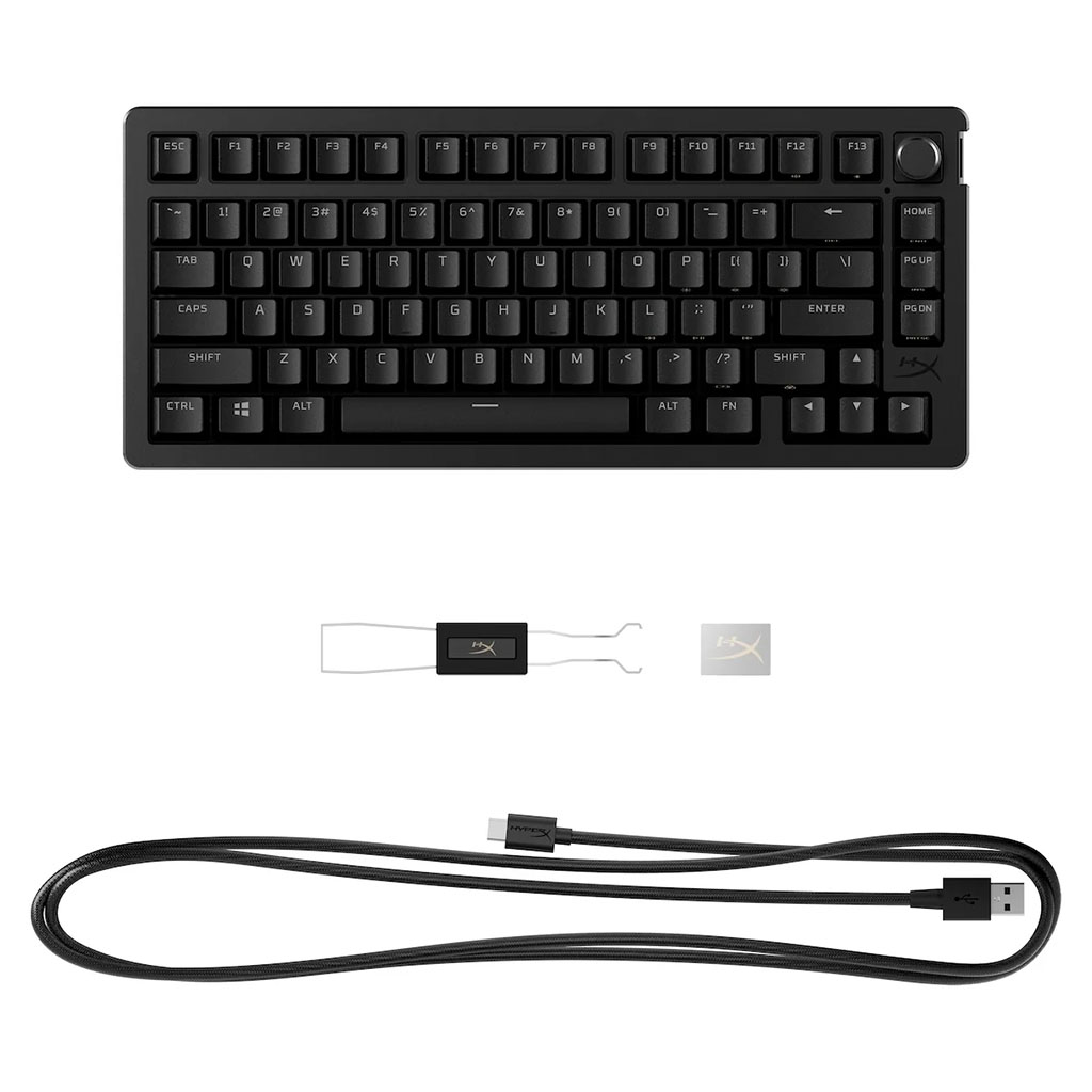 HyperX Rise 75 Hot-Swappable Wireless RGB Mechanical Gaming Keyboard ...