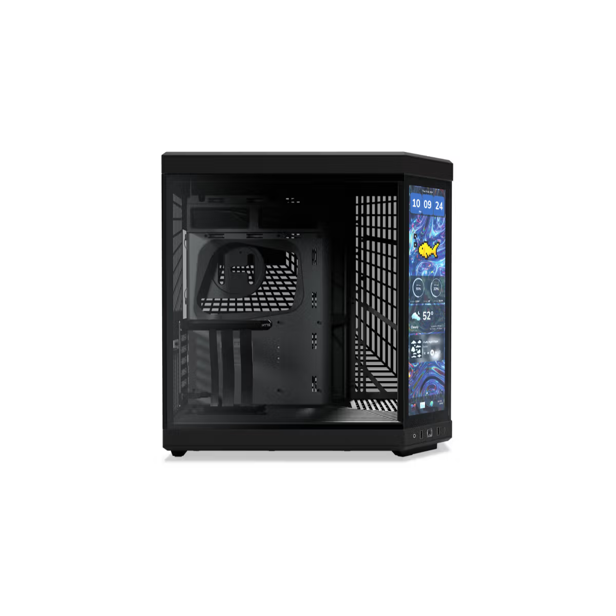 Hyte Y70 touch infinite Tempered Glass Mid Tower ATX PC Case - Pitch ...