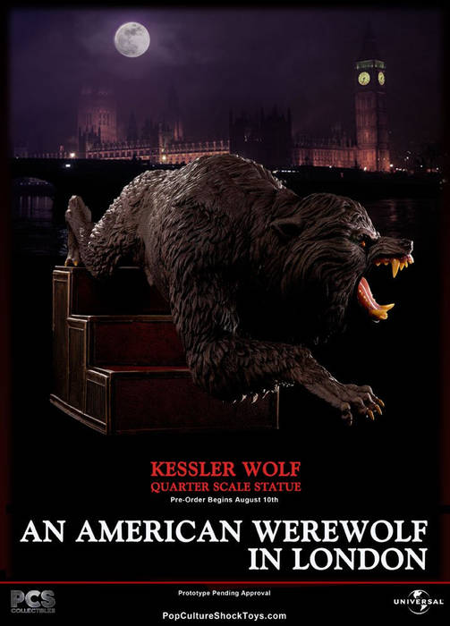 American Werewolf in London Kessler Wolf 14 Statue PCSWOLF001 Mwave