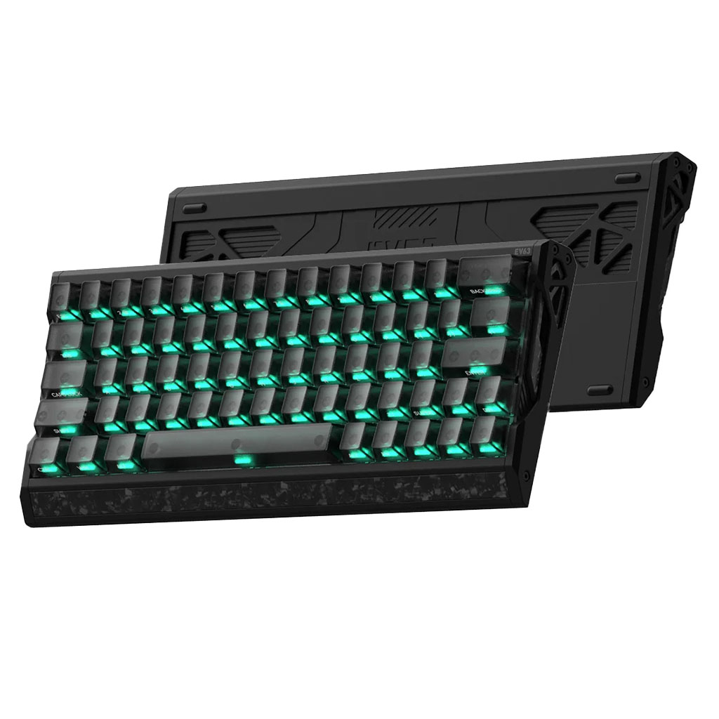 IQUNIX EV63 Hall Effect 8K RGB Wired Dark Side RS Gaming Keyboard