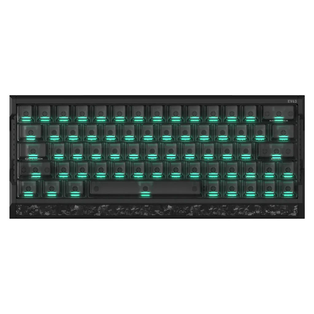 IQUNIX EV63 Hall Effect 8K RGB Wired Dark Side RS Gaming Keyboard