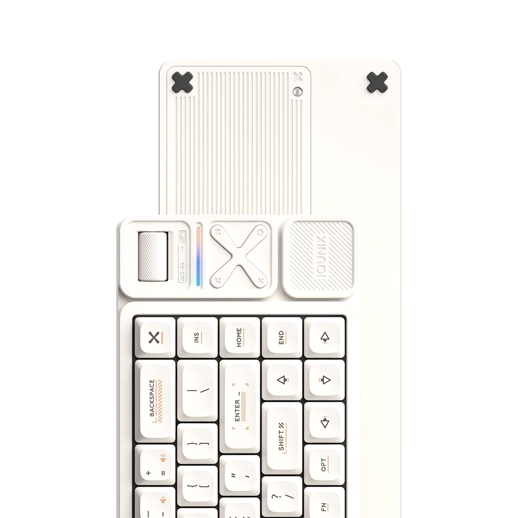 IQUINX MG65 ホワイト IQUNIX Magi65 Aluminum Low Profile Mechanical