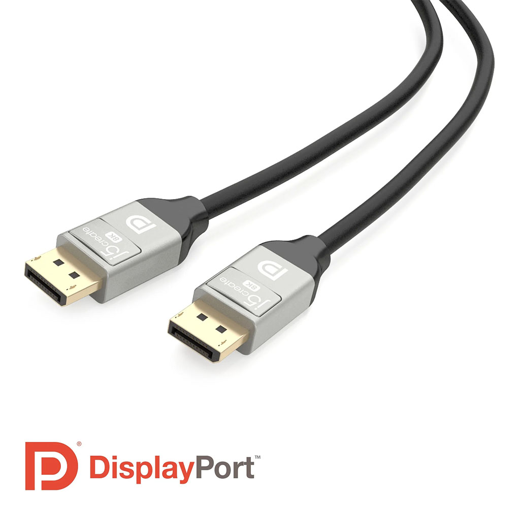j5create 8K DisplayPort to DisplayPort Cable - 1M - JDC43L10 | Mwave