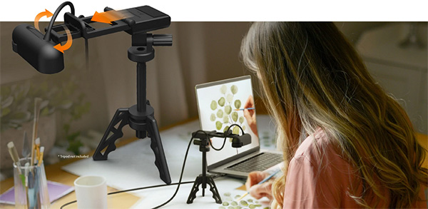 j5create JVU250 USB HD Webcam with Auto & Manual Focus Switch - Desktop Overview 7