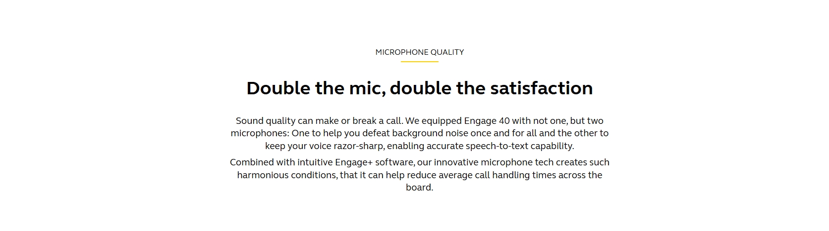 Jabra Engage 40 MS Mono Inline Link Headset - USB-C/A