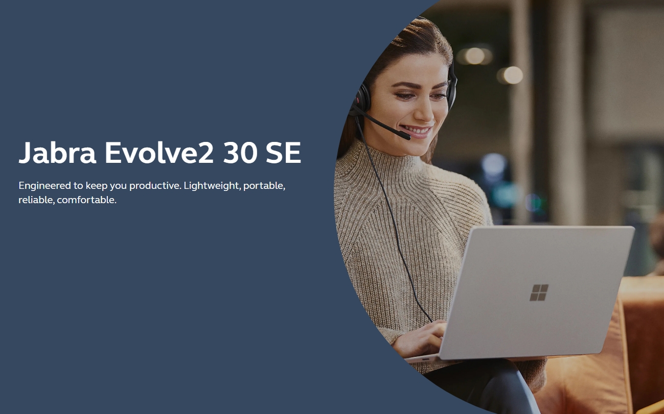 Jabra Evolve2 30 SE UC Mono Headset - USB-C/A