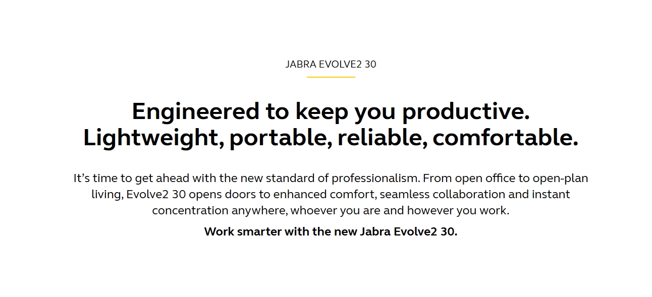 Jabra Evolve2 30 SE UC Mono Headset - USB-C/A