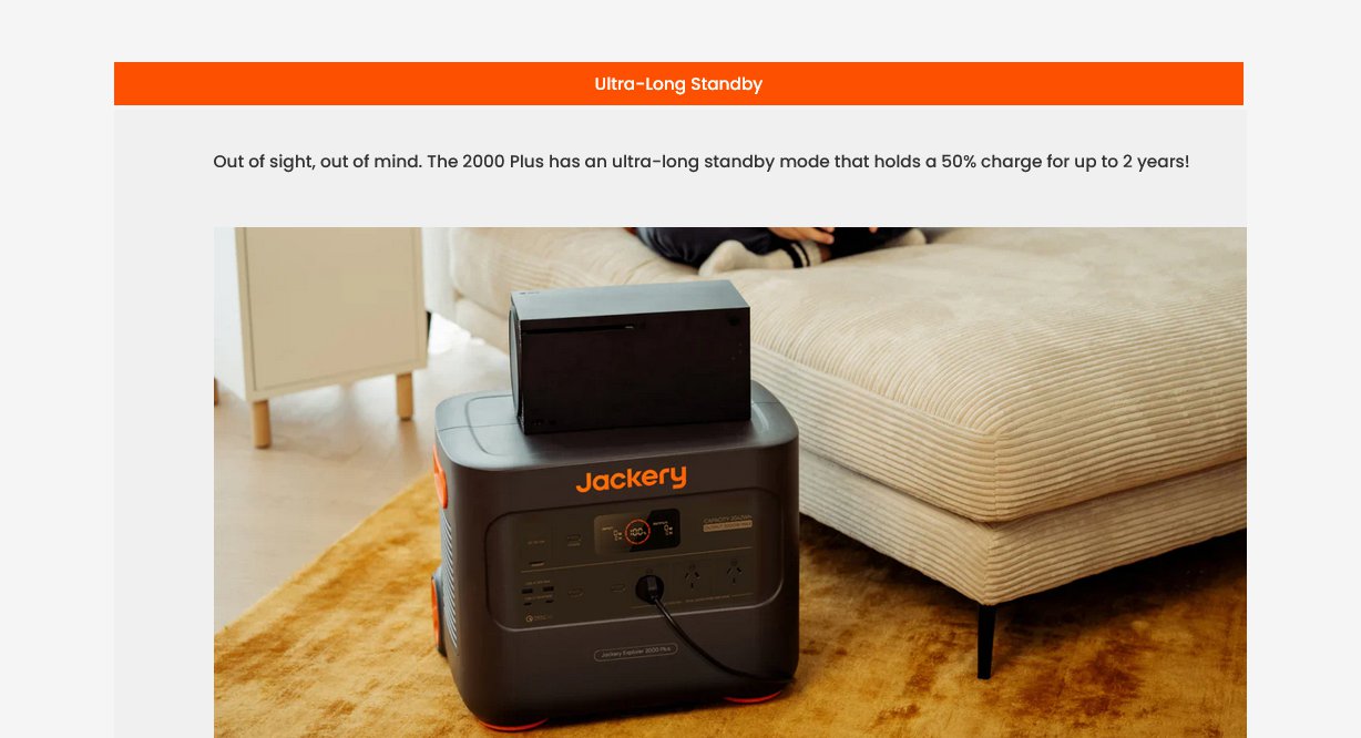 Jackery Explorer 2000 Plus Portable Power Station - 2042.8Wh