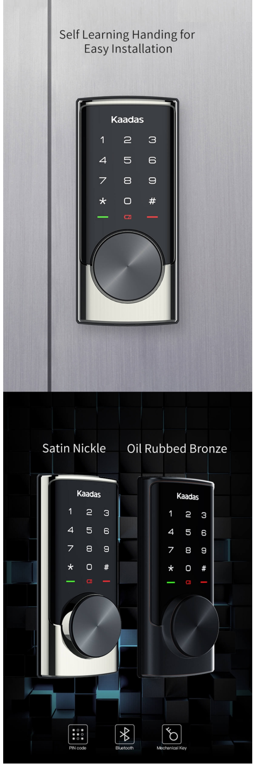 Kaadas RX-C Deadbolt Smart Lock