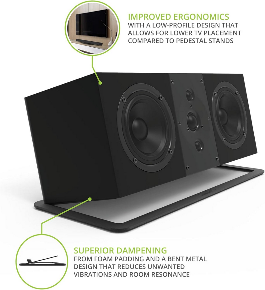 Kanto S10 Low-Profile Angled Speaker Stand