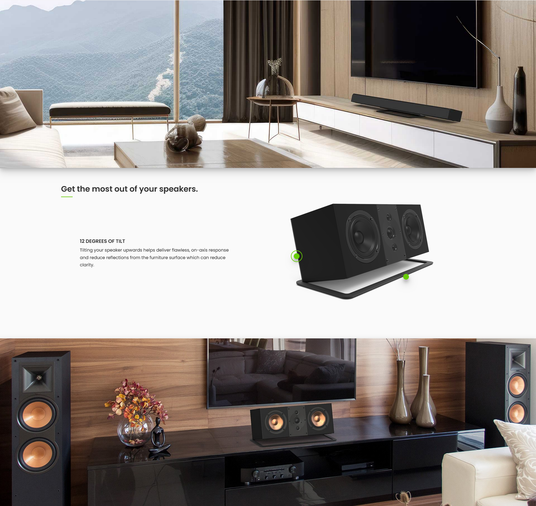 Kanto S10 Low-Profile Angled Speaker Stand