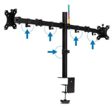 Kensington SmartFit Ergo Dual Extended Monitor Arm - Up to 32"