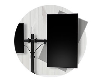 Kensington SmartFit Ergo Dual Extended Monitor Arm - Up to 32"
