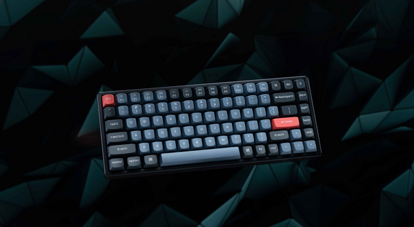 Keychron K2 Pro Wireless Hot-Swappable RGB Aluminium Keyboard - K Pro Red - Desktop Overview 2