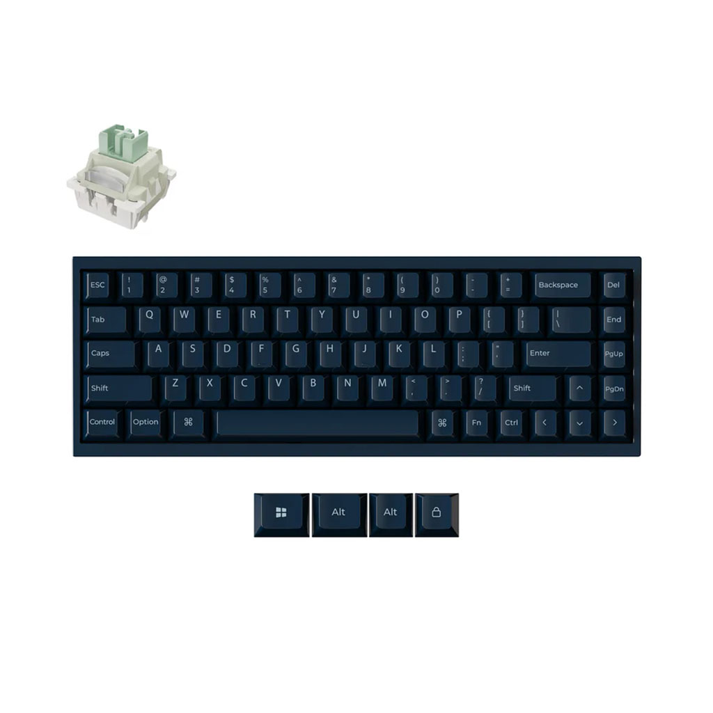 Keychron Q16 HE 8K Magnetic Switch Ceramic Keyboard - Navy Blue ...