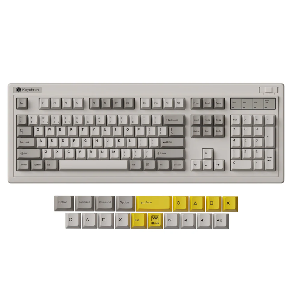 Keychron R6 QMK RGB Retro Hot-Swappable Wireless Mechanical
