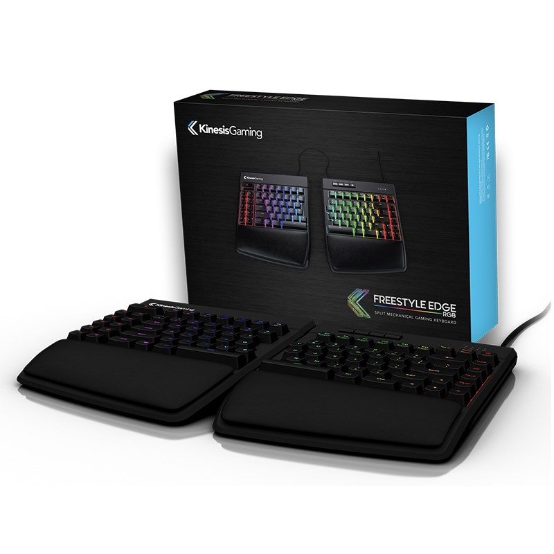 Kinesis Gaming Freestyle Edge RGB Mechanical Gaming Keyboard Cherry