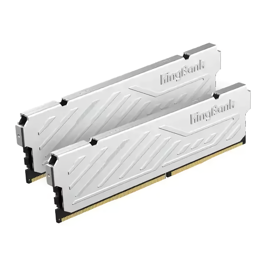 Kingbank 32GB (2x 16GB) DDR5 6000MHz C36 Desktop Memory - Sliver