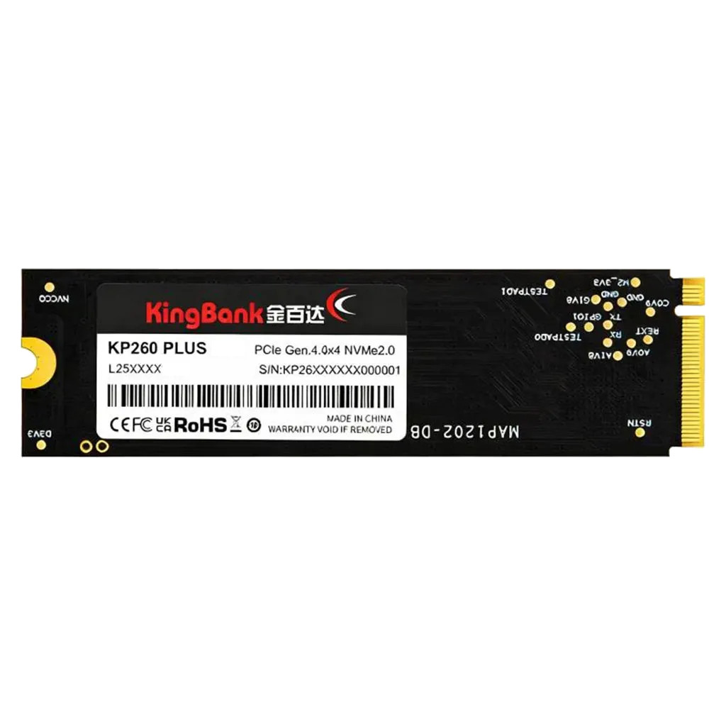 Kingbank KP260 Plus 1TB PCIe 4.0 NVMe M.2 2280 SSD - 7000/6500