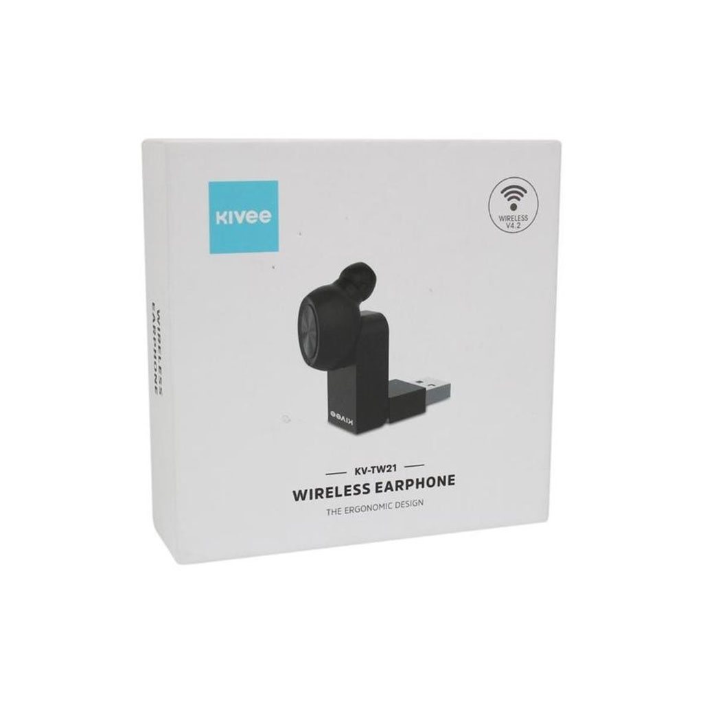 Kivee TW21 Bluetooth Headset - Black - ELEKIVTW21 | Mwave