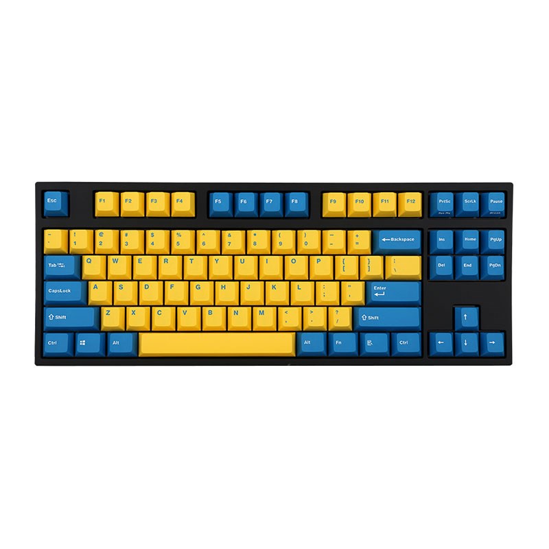 Leopold FC750R PD Yellow/Blue Two-Tone TKL Mechanical ...