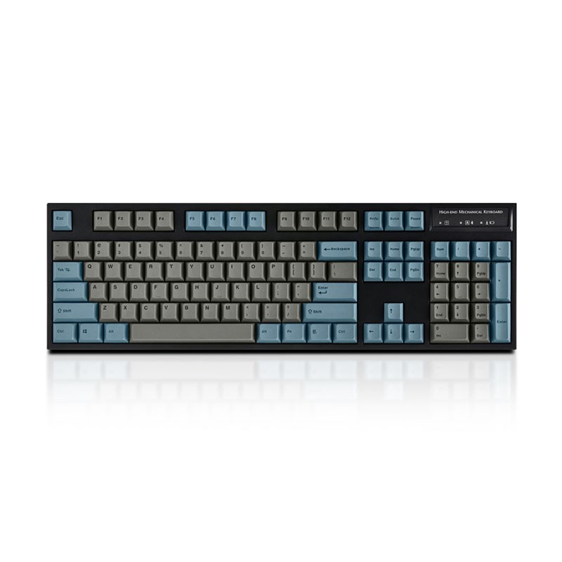 Leopold FC900R BT PD Grey/Blue Wireless Mech Keyboard Cherry MX