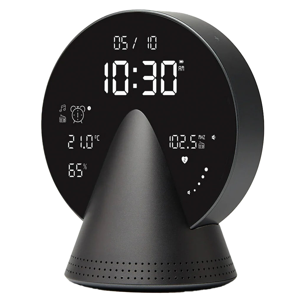 Lexon Conic Radio Alarm Clock With FM & Built-In Bluetooth Speaker ...
