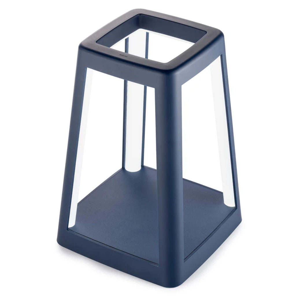 Lexon Lantern Portable Lamp With Built-In Wireless Charger - Black