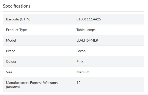Lexon Mina M Medium Portable LED Lamp - Pink