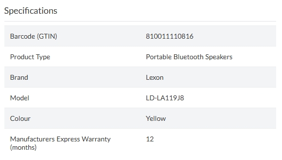 Lexon Thykho 3 FM Radio & Bluetooth Speaker - Yellow