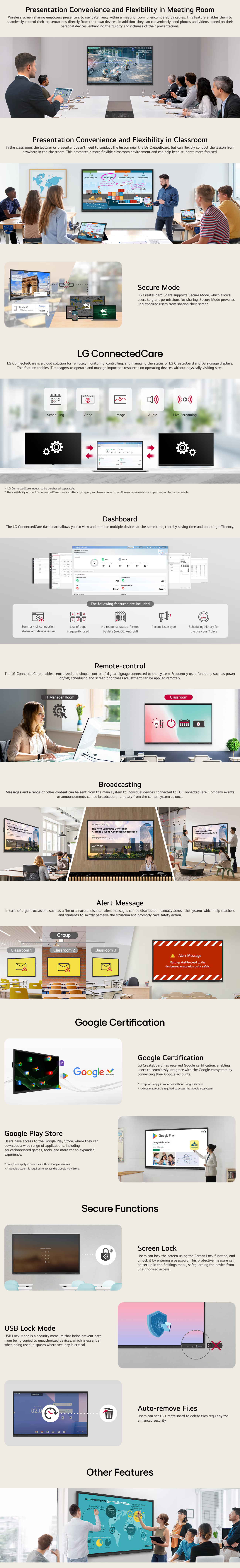 LG CreateBoard TR3DQ 65