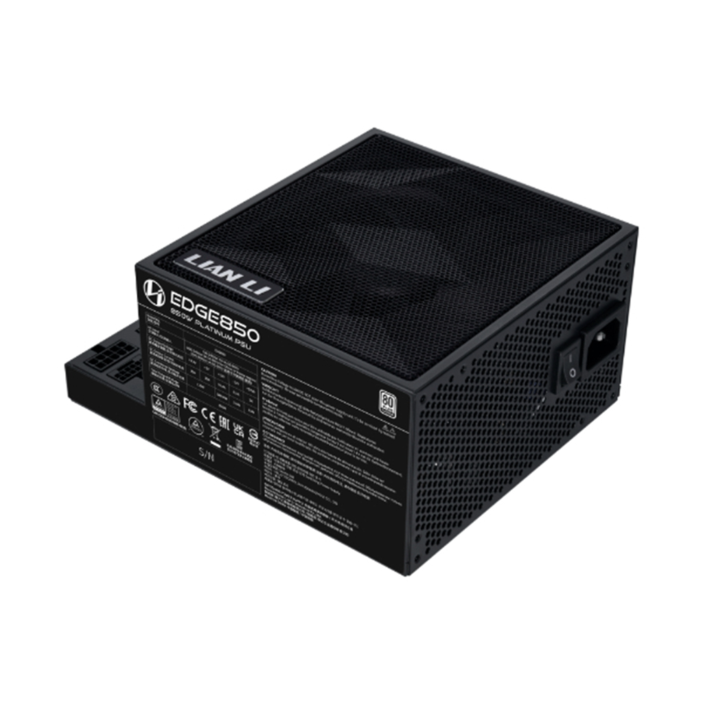 Lian Li Edge EG850 850W 80+ Platinum Fully Modular ATX 3.1 Power Supply Black EG850BE Mwave