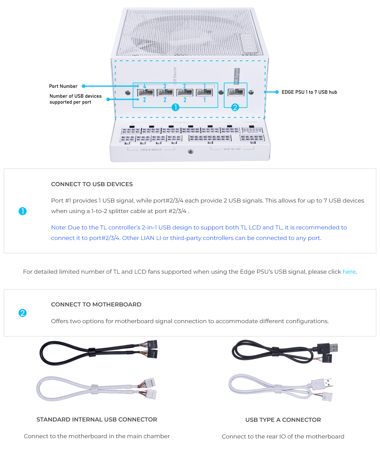Lian Li Edge EG850 850W 80+ Platinum Fully Modular ATX 3.1 Power Supply Black EG850BE Mwave