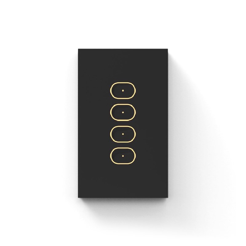 LIFX 4Button Smart Switch Black LFSWBLKT4FAU Mwave