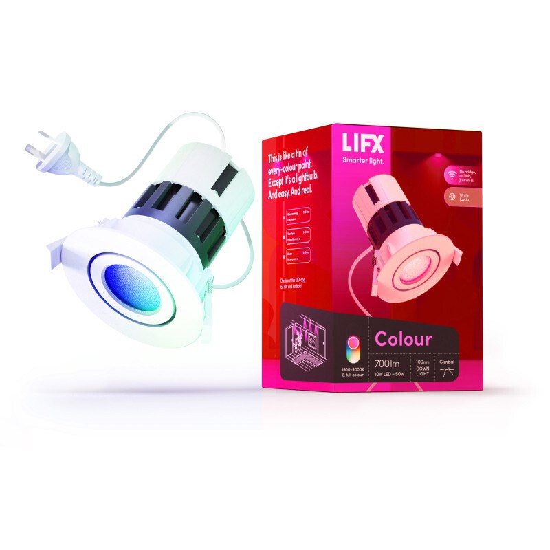 LIFX Colour 100mm 700 Lumens Smart Downlight LDWCAU Mwave