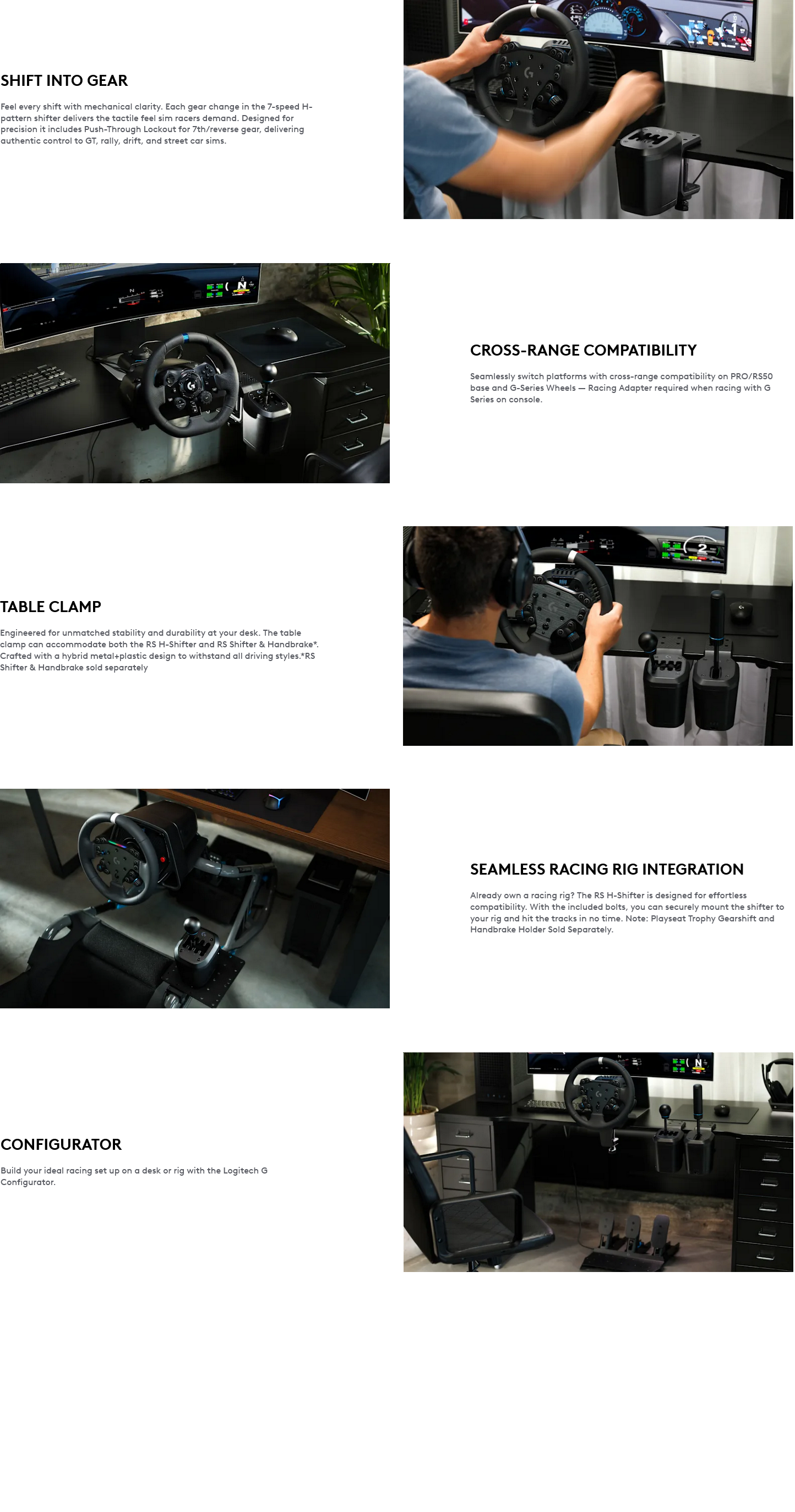 Logitech G RS H-Shifter