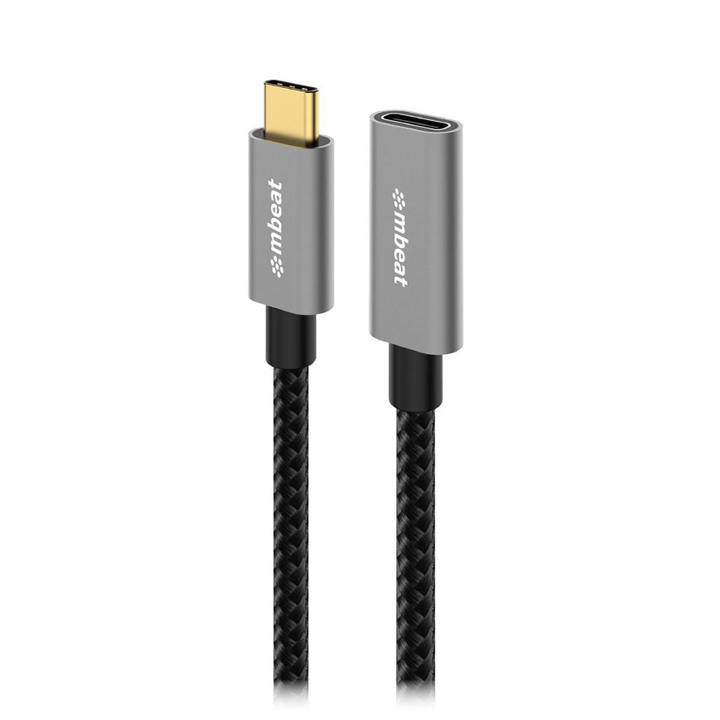 mbeat ToughLink USB 3.2 Gen2 USB-C Extension Cable - 4K Video, 100W PD ...