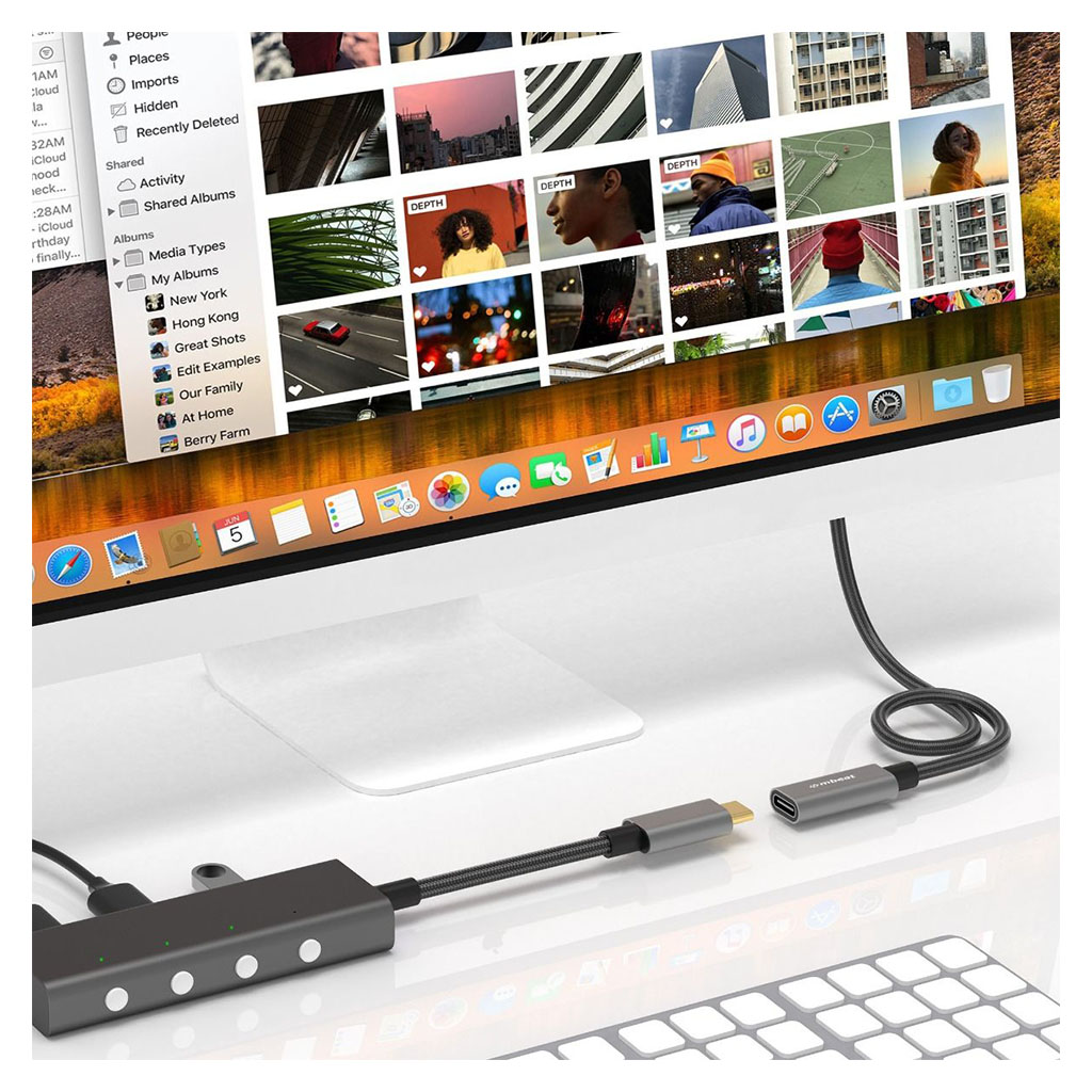 mbeat ToughLink USB 3.2 Gen2 USB-C Extension Cable - 4K Video, 100W PD ...